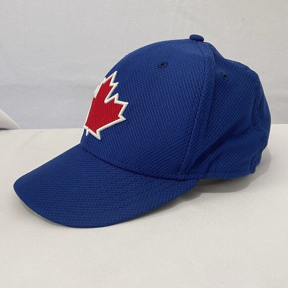 Toronto Blue Jays Hat Cap New Era Mens 7.25 Fitted 59Fifty Maple Leaf Logo - Picture 3 of 12
